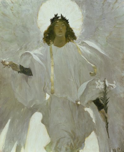 Hvorfor søge I, de levende blandt de døde?, 1905 af Howard Pyle
