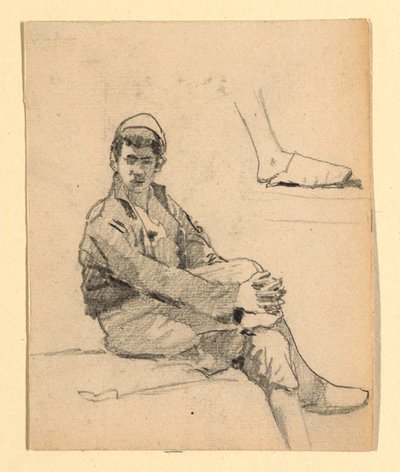 Forside: En siddende ung maur (?) af Howard Russell Butler