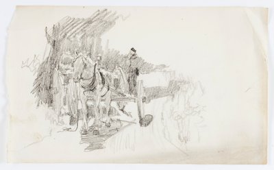 Uden titel (hestetrukket vogn) af Howard Russell Butler