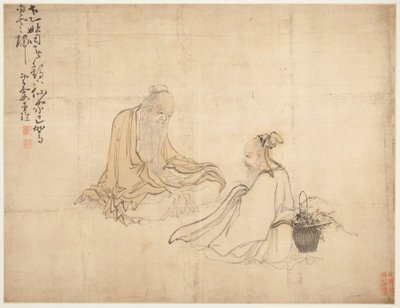 Landskaber og figurer: Figurer af Huang Shen