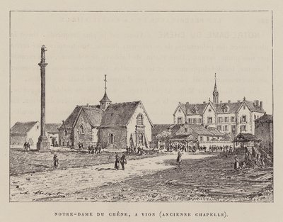 Notre-Dame Du Chene, A Vion, Ancienne Chapelle (kobberstik) af Hubert Clerget