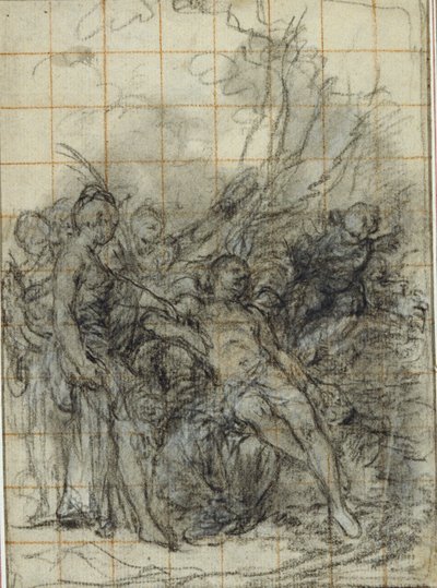 Adonis (?) død af Hubert Francois Gravelot