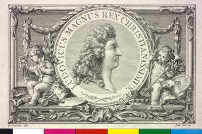 Kongen af Frankrig Louis XIV af Hubert Francois Gravelot