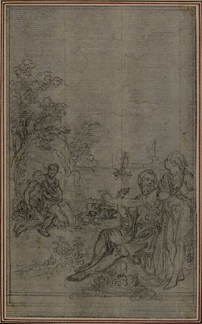 Studie til vignetten i Lucretius