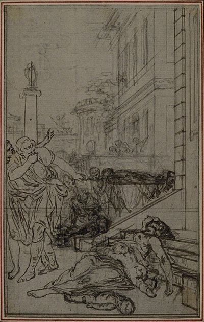 Studie til vignetten i Lucretius