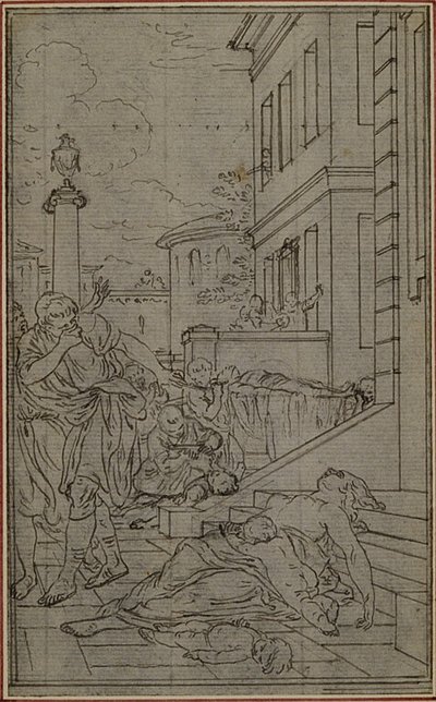 Studie til vignetten i Lucretius