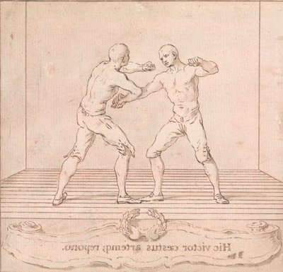 To priskæmpere af Hubert Francois Gravelot