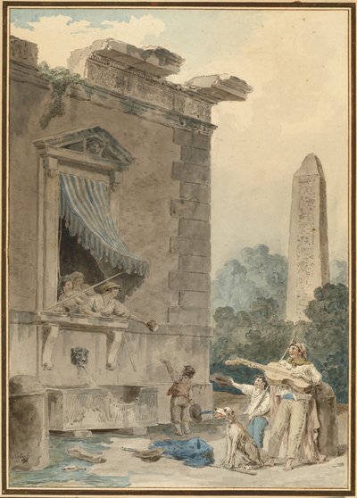 Velgørende damer af Hubert Robert