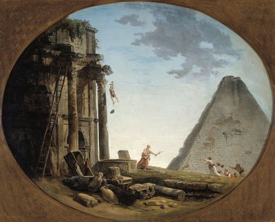 Ulykken af Hubert Robert