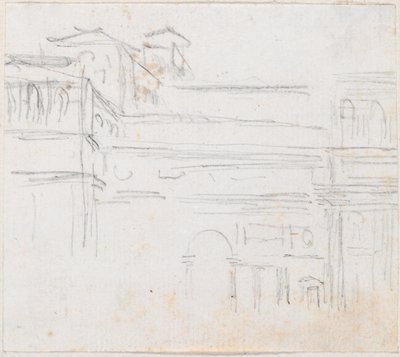 Villa Medici af Hubert Robert