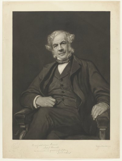 Portræt af James Staats Forbes af Hubert von Herkomer (signed by artist)