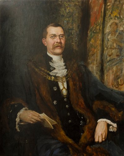 Alderman Sir George Hussey, 1901 af Hubert von Herkomer