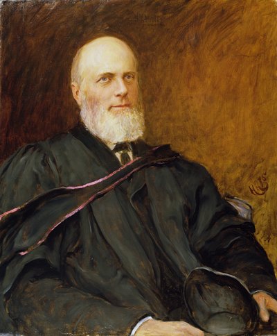 Alfred Robinson, Bursar fra New College (olie på lærred) af Hubert von Herkomer