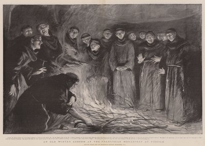 En gammel vinterskik på franciskanerklosteret i Fiesole af Hubert von Herkomer
