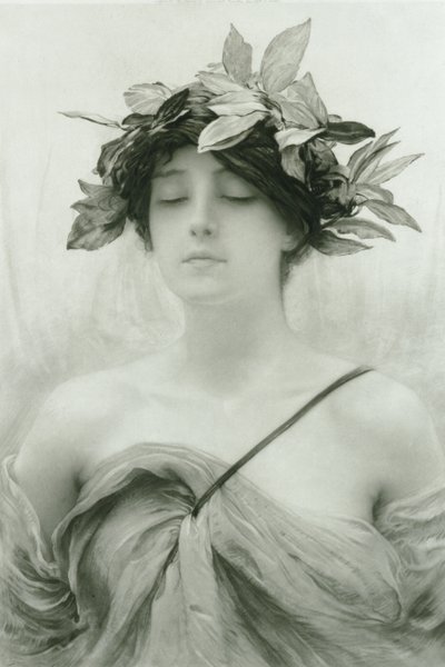 Daphne (blandet metode gravering) af Hubert von Herkomer