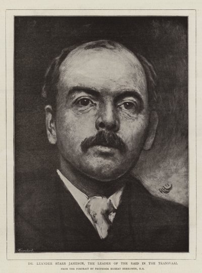Dr. Leander Starr Jameson, lederen af razziaen i Transvaal af Hubert von Herkomer
