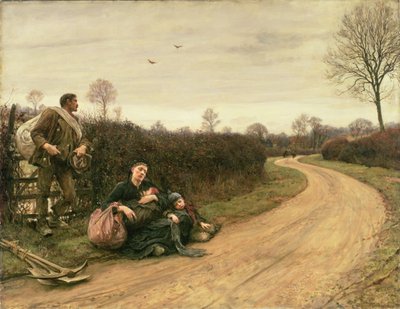 Hårde tider af Hubert von Herkomer