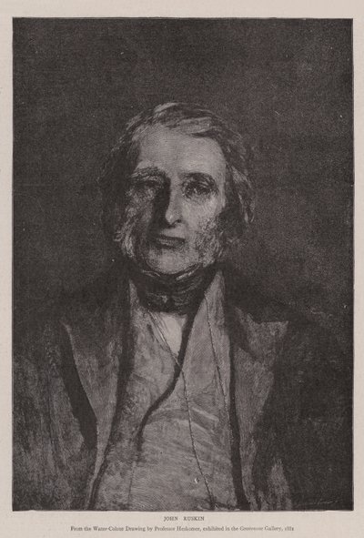 John Ruskin af Hubert von Herkomer