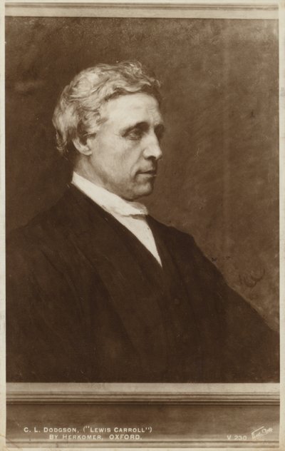 Lewis Carroll (1832-1898), engelsk forfatter af Hubert von Herkomer