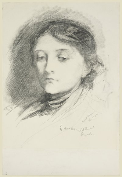Rouva Thomas Tylston Greg af Hubert von Herkomer