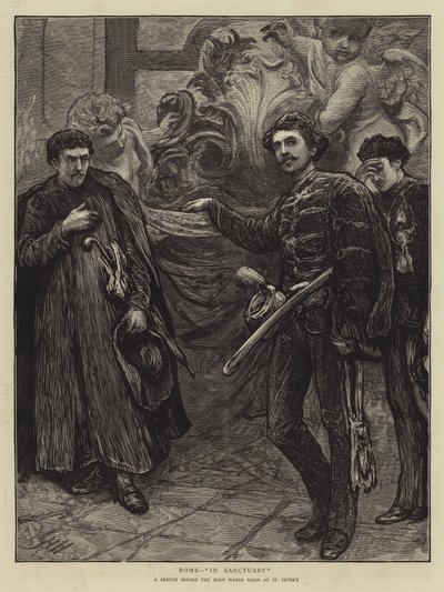 Rom, i en helligdom af Hubert von Herkomer