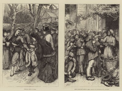 Scener i Frankrig af Hubert von Herkomer
