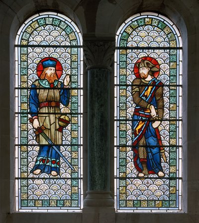 Hoarwithy, St Catherine, Belham & Co, Hugh Arthur Kennedy, Joshua & Ezekiel, ca. 1885 af Hugh Arthur Kennedy