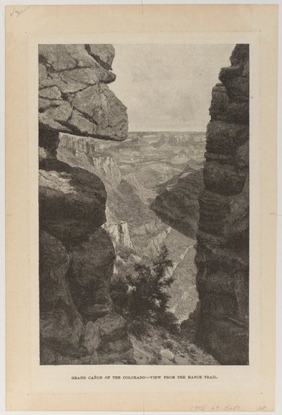 Grand Ca~non of the Colorado, udsigt fra Hance Trail af Hugh Bolton Jones