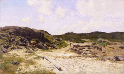 Lighthouse Beach, Annisquam, ca. 1887. af Hugh Bolton Jones