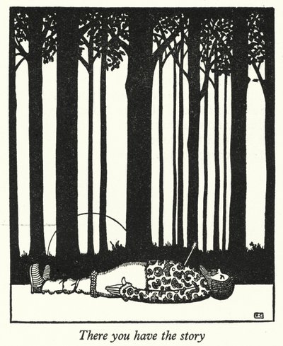 Der har du historien (litho) af Hugh Chesterman