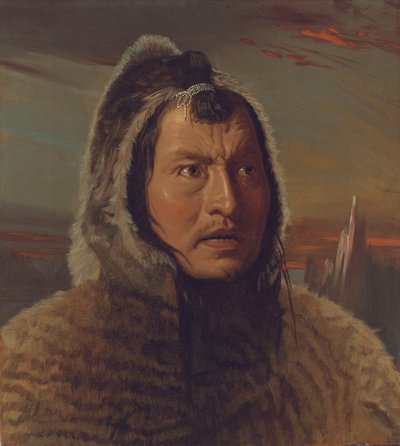 Portræt af en eskimo af Hugh Collins