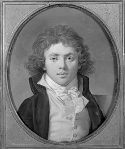 Portræt af Boris Vladimirovich Golytsin, 1791 (pastel på pap) af Hugh Douglas Hamilton