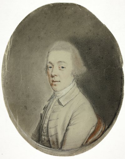 Portræt af en mand af Hugh Douglas Hamilton