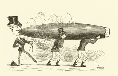 Cigarrygning (gravering) af Hugh Rowley