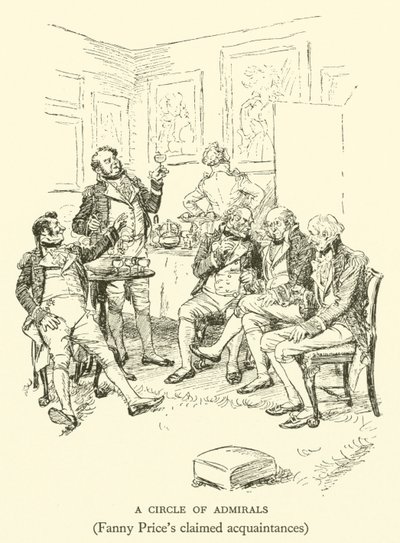 A Circle of Admirals, Fanny Prices påståede bekendte (gravering) af Hugh Thomson
