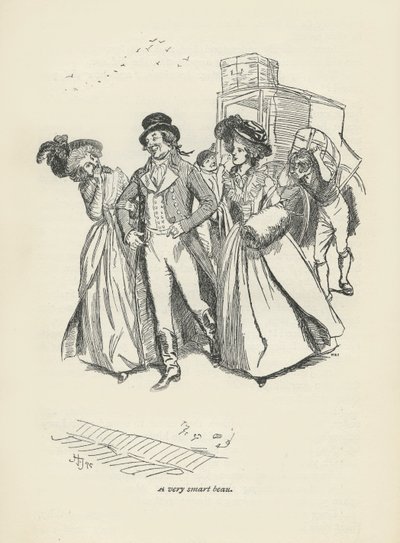 En meget smart skønhed, 1896 af Hugh Thomson
