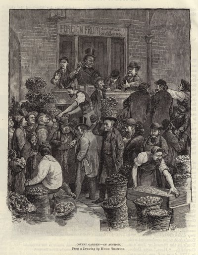 Covent Garden - en auktion af Hugh Thomson
