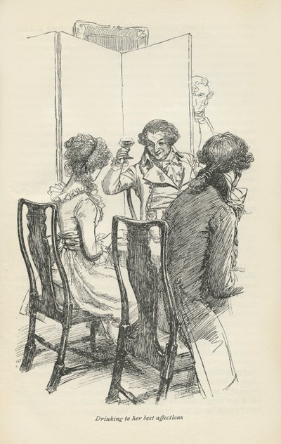 Drikker til hendes bedste hengivenhed, 1896 af Hugh Thomson