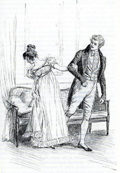 "Franz Churchil og Emma" af Hugh Thomson