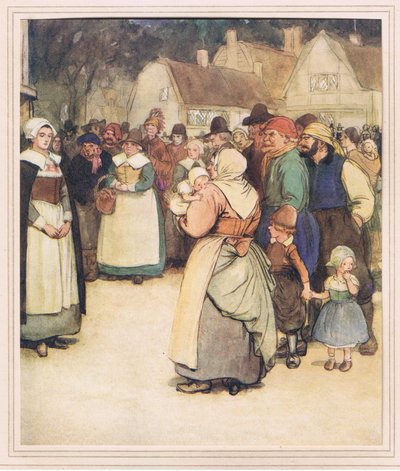 Hester ved foden af stilladset af Hugh Thomson