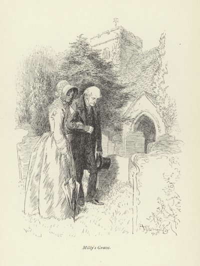 Illustration til Amos Barton af George Eliot af Hugh Thomson