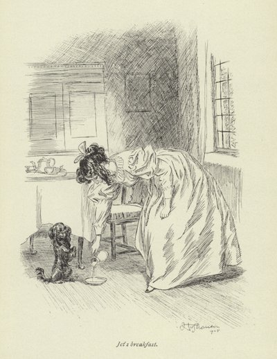 Illustration til Amos Barton af George Eliot af Hugh Thomson
