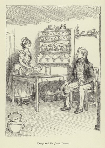 Illustration til Amos Barton af George Eliot af Hugh Thomson