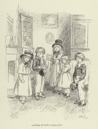 Illustration til Amos Barton af George Eliot af Hugh Thomson