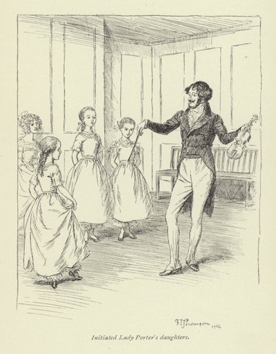 Illustration til Amos Barton af George Eliot af Hugh Thomson