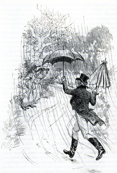 Illustration til "Emma" af Jane Austen (illustration) af Hugh Thomson
