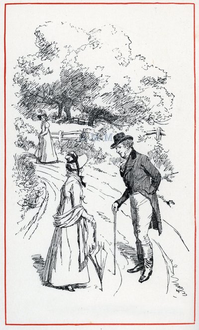 Illustration til "Emma" af Jane Austen (illustration) af Hugh Thomson