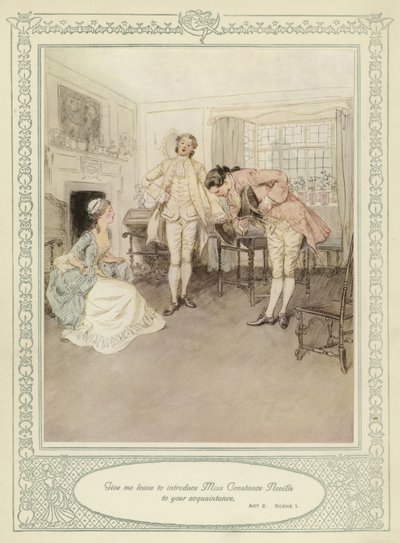 Illustration til Goldsmith
