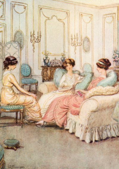 Illustration til J M Barrie The Admirable Crichton af Hugh Thomson