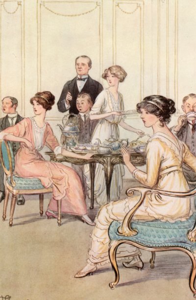Illustration til J M Barrie The Admirable Crichton af Hugh Thomson
